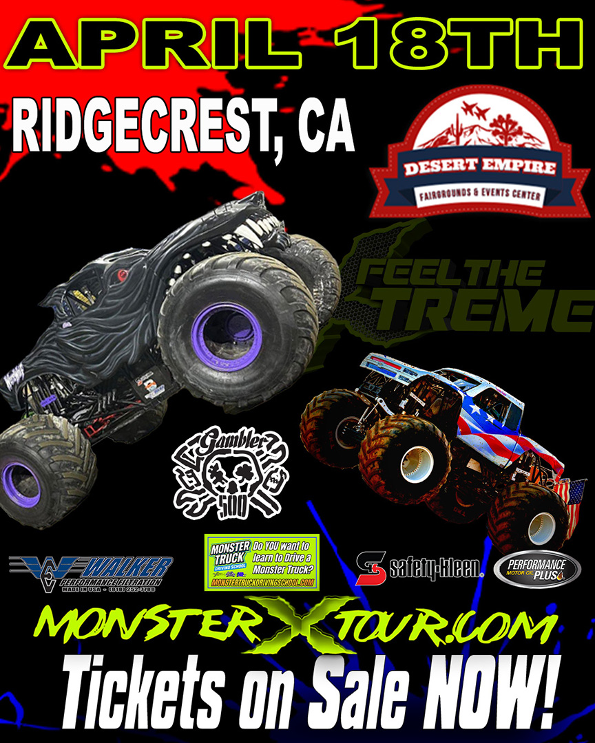 Gana Entradas para Monster X Truck